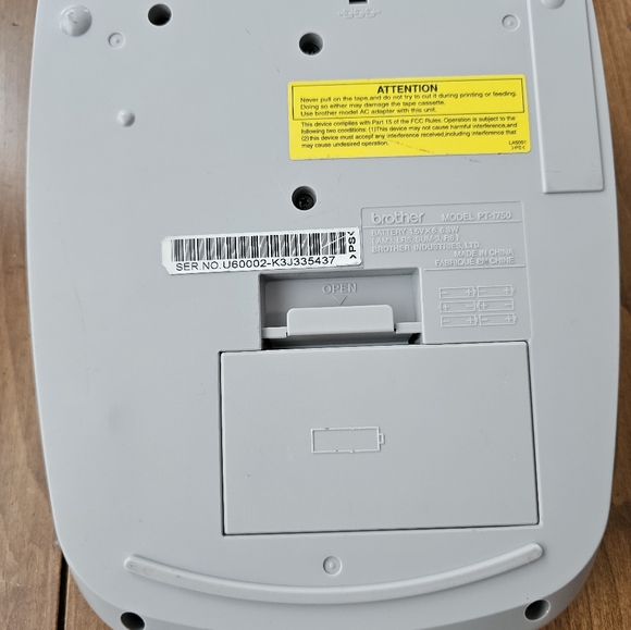 Brother P-Touch Model PT-1750 Electronic Labeling System / Label Maker - Picture 2 of 2